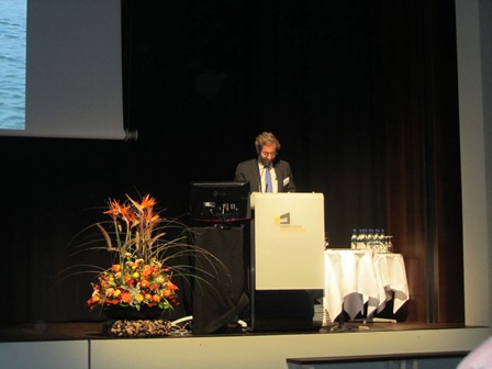 President of SCNAT prof. Thierry Courvoisier opening the congress and the exhibition